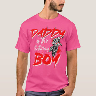 Papa vom Geburtstag Boy Bike Rider BMX Vater Papa T-Shirt