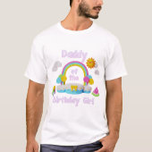 Papa vom Geburtstagskind T-Shirt (Vorderseite)