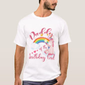 Papa vom Geburtstagskind T-Shirt (Vorderseite)