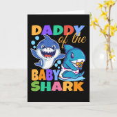 Papa vom kleinen Hai Karte (Gelbe Blume)