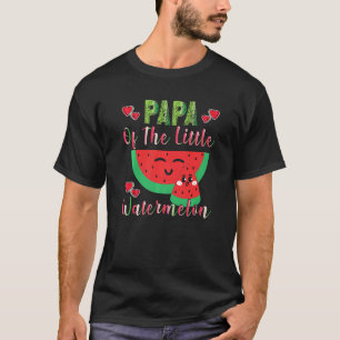 Papa vom Kleinen Wassermelon Melon Familie Matchin T-Shirt