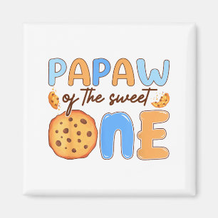 Papa von den süßen Keksen und Milch Geburtstag P Magnet
