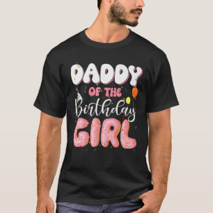 Papa von der Geburtstagsfrau Doughnut Familie B-Da T-Shirt