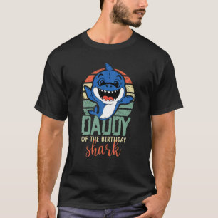 Papa von der Geburtstagshai-Geburtstagsfamilie Mat T-Shirt