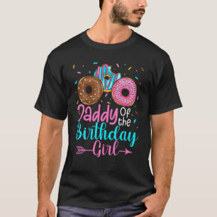 Papa von der Geburtstagskarte Donut Party Family M T-Shirt