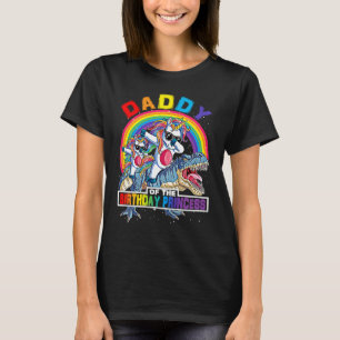 Papa von der Geburtstagskünstlerin Girl Dabbing Un T-Shirt