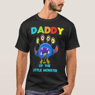 Papa von der kleinen Monster-Geburtstagsfamilie Ha T-Shirt