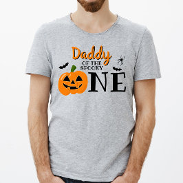 Papa von der Spooky ein Halloween 1. Geburtstag T-Shirt