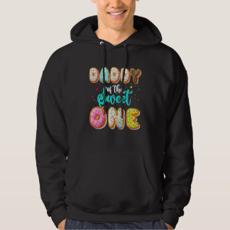 Papa von der süßen 1. Geburtstagsfamilie Donut B Hoodie