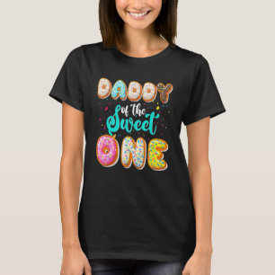 Papa von der süßen 1. Geburtstagsfamilie Donut B T-Shirt