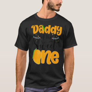 Papa von der süßen ein Mango Frucht Thema 1. Gebur T-Shirt