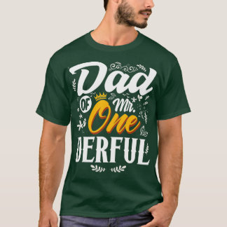 Papa von Mr Onederful 1. Geburtstag First OneDerfu T-Shirt