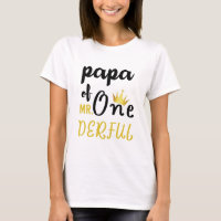 Papa von Mr. Onederful Funny 1. Geburtstag T - Shi