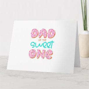 Papa von Süße Eins zum ersten Geburtstag passende Karte