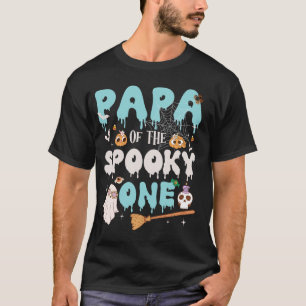 Papa von The Spooky One Boy 1. Geburtstag Hallowee T-Shirt