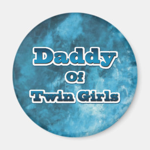 Papa von Twin GIrls Magnet
