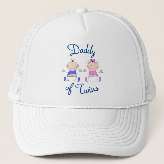 Papa von Twin Truckerkappe (Vorderseite)