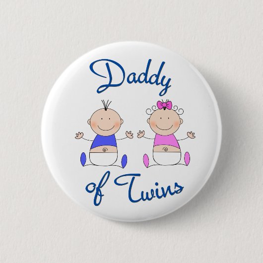 Papa von Twins Button (Vorderseite)