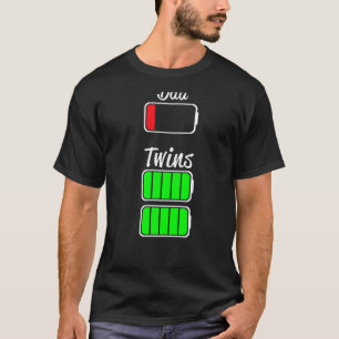 Papa Von Zwillen Expectant Vater von Twins T-Shirt