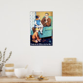 "Papa, was hast du im Großen Krieg gemacht?" Krieg Poster (Küche)