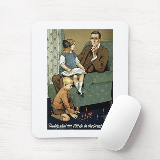 Papa, was hast du im Großen Krieg gemacht? Mousepad (Mit Mouse)