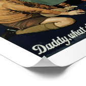 Papa, was hast du im Großen Krieg gemacht? Poster (Ecke)