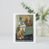 Papa, was hast du im Großen Krieg gemacht? Postkarte (Stehend Vorderseite)