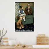 Papa, was hast du in dem großen Krieg gemacht? Poster (Küche)