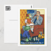 Papa, was hast du in den Ecowars gemacht? Postkarte (Vorne/Hinten)