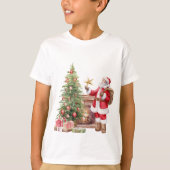 Papa Weihnachten Santa Claus Weihnachten T-Shirt (Vorderseite)