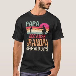 Papa weil Opa für alte Typ Vintage Retro T-Shirt