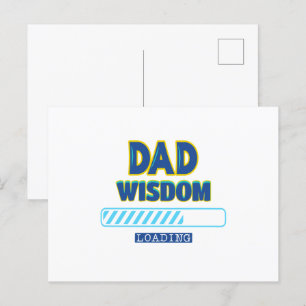 Papa Weisheit lädt Postkarte