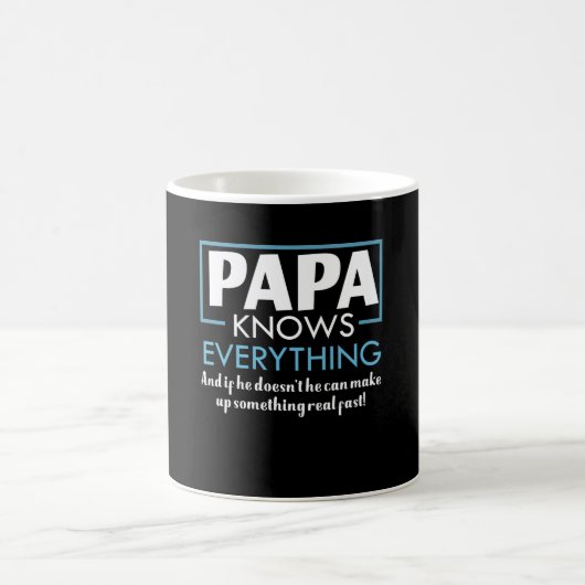 Papa weiß, dass alles nicht machen schnell weiß kaffeetasse (Mittel)