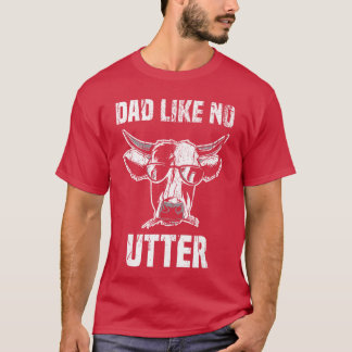 Papa wie Keine Utter Funny Fathers Day Animal Word T-Shirt