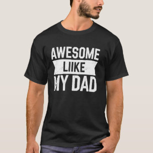 Papa wie Papa lustige Geschenkidee zum Vatertag T-Shirt