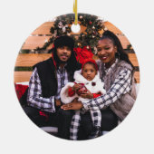 Papa, wir haben dich Liebe! Keramik Ornament (Hinten)