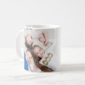 Papa Wir Liebe Sie Vatertag Foto Kaffeetasse (Vorderseite Links)