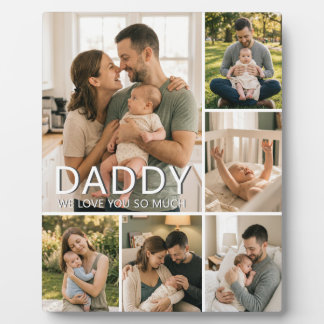 Papa wir lieben dich so sehr Vatertag 6-Foto-Raste Fotoplatte