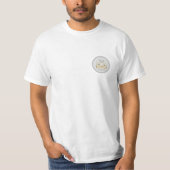 Papa wird Baby Shower T-Shirt (Vorderseite)