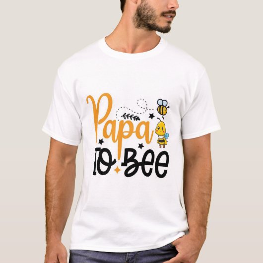 Papa wird bald Vater T-Shirt (Vorderseite)