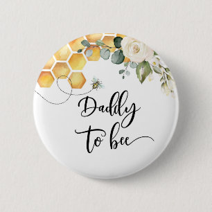 Papa wird Biene Button
