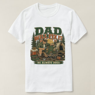 Papa wird es reparieren, er schafft es immer Lusti T-Shirt