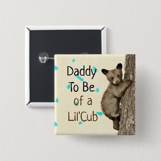 Papa wird von einer kleinen Kinderdusche Button (Vorne & Hinten)