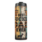 Papa Wolf-Legende, der Mythos des Mannes stark, ro Thermosbecher (Vorderseite)