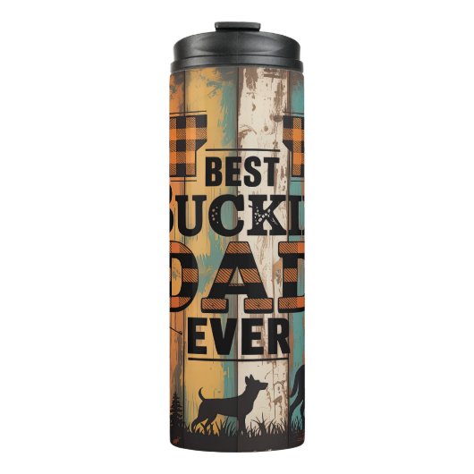 Papa Wolf-Legende, der Mythos des Mannes stark, ro Thermosbecher (Vorderseite)