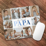 Papa Your the Best Foto Mouse Pad Mousepad<br><div class="desc">Personalisiertes Papa-Mousepad mit einem schlichten,  weißen Hintergrund,  der in jede Farbe verändert werden kann,  10 Fotos aus der Familie,  das Sprichwort "Deine beste Papa" und die Kindernamen.</div>