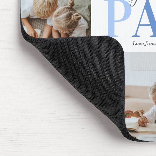 Papa Your the Best Foto Mouse Pad Mousepad (Ecke)