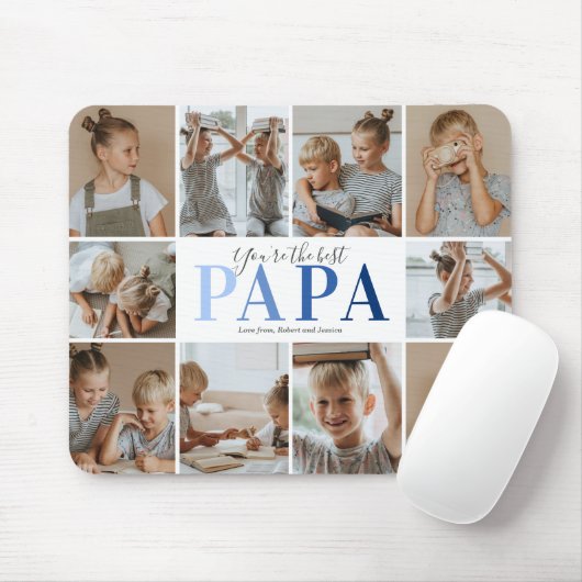 Papa Your the Best Foto Mouse Pad Mousepad (Mit Mouse)