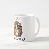 Papa Zertifiziert Kaffeetasse (VorderseiteRechts)