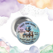 Papa zum ersten Mal - Es ist ein Junge | Button